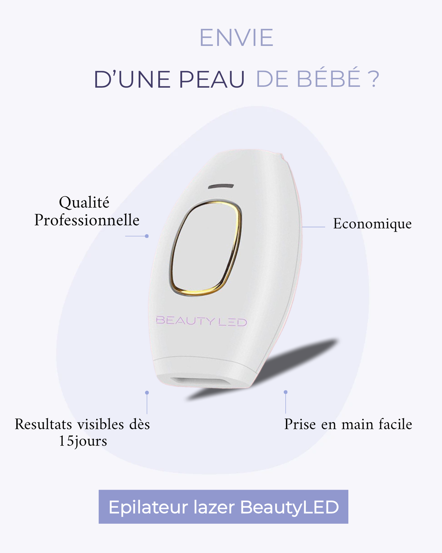 Epilateur LASER BeautyLED®